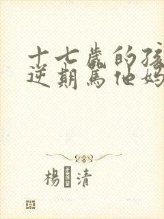 十七岁的孩子叛逆期骂他妈妈怎么办