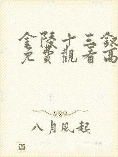 金陵十三钗电影免费观看高清