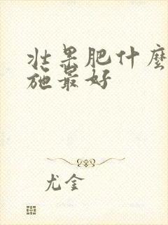 壮果肥什么时候施最好