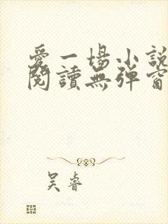 爱一场小说免费阅读无弹窗全文