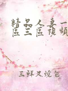 精品人妻一区二区三区视频