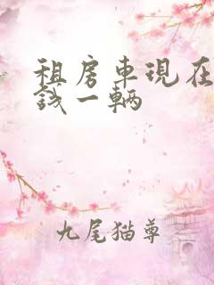 租房车现在多少钱一辆