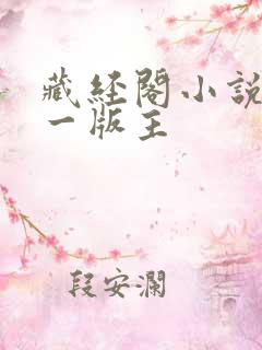 藏经阁小说网第一版主
