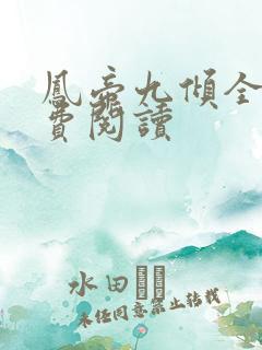 凤帝九倾全本免费阅读