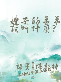 嫂子的弟弟我应该叫什么?
