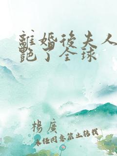 离婚后夫人她惊艳了全球