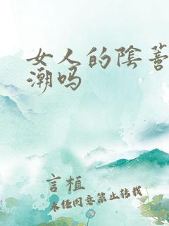 女人的阴蒂会高潮吗