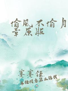 偷风不偷月35章原版