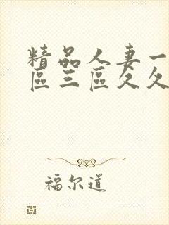 精品人妻一区二区三区久久夜夜嗨