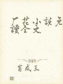 厂花小说免费阅读全文