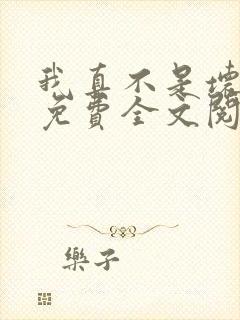我真不是坏男人免费全文阅读