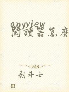 anyview阅读器怎么导入小说