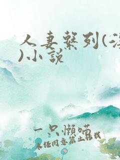 人妻系列(淫篇)小说
