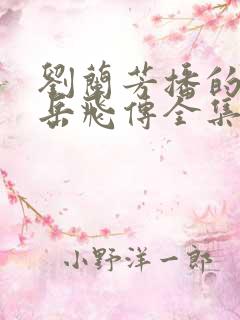 刘兰芳播的评书岳飞传全集