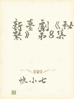 新台剧《秘密关系》第8集