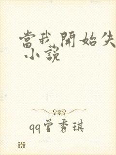 当我开始失去你 小说
