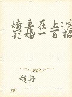 娇妻在上:完美宠婚一百招小说