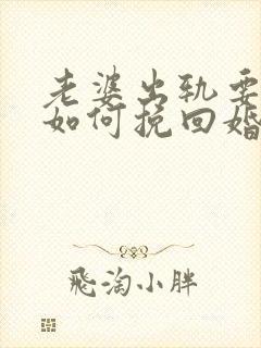老婆出轨要离婚如何挽回婚姻