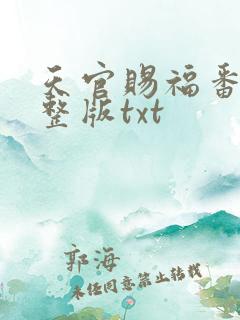 天官赐福番外完整版txt