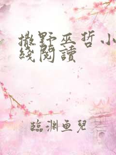 撒野巫哲小说在线阅读