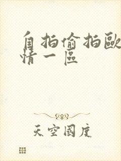 自拍偷拍欧美激情一区