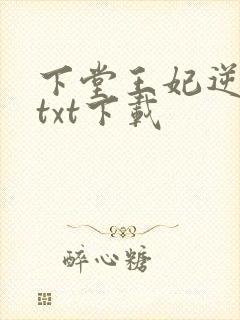 下堂王妃逆袭记txt下载