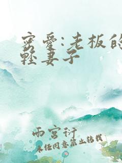 密爱:老板的年轻妻子