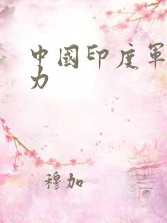 中国印度军事实力