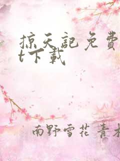 掠天记免费txt下载
