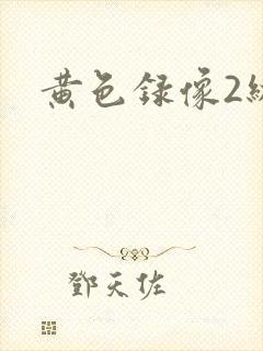 黄色录像2级片