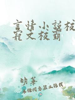 言情小说校园甜宠文校霸