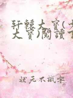 轩辕大宝(少年大宝)阅读下载