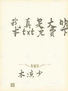 我真是大明星全本txt免费下载