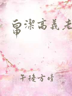 白洁高义老七王申