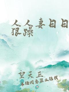 人人妻日日摸狠狠躁