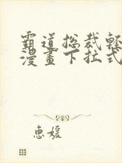 霸道总裁轻点爱漫画下拉式免费