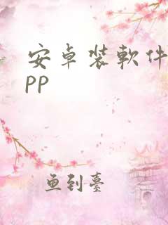 安卓装软件的app