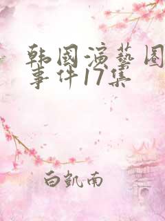韩国演艺圈悲惨事件17集
