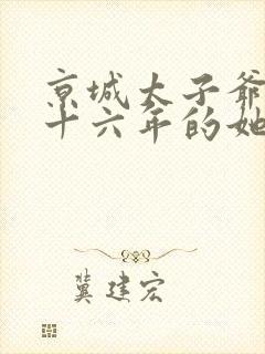 京城太子爷暗恋十六年的她短剧全集免费