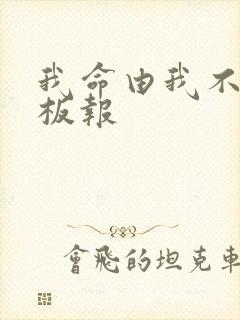 我命由我不由天板报