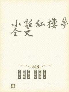 小说红楼梦原著全文