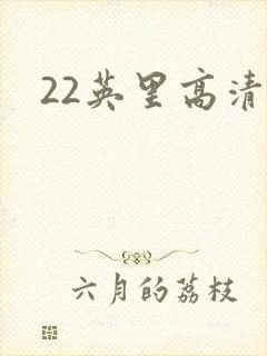 22英里高清
