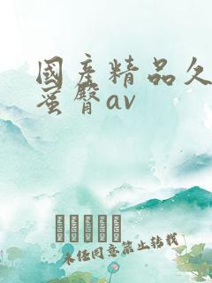 国产精品久久久蜜臀av