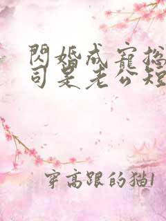闪婚成宠总裁上司是老公短剧