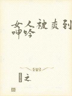 女人被爽到娇喘呻吟
