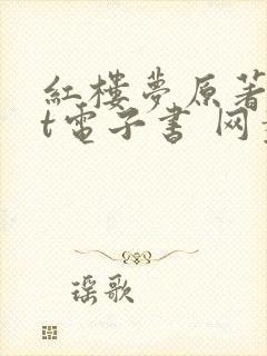 红楼梦原著txt电子书 网盘