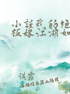 小说我的绝色老板娘江湖如梦