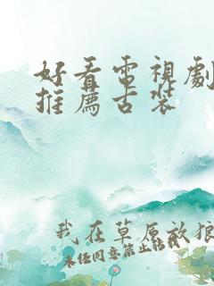 好看电视剧剧名推荐古装