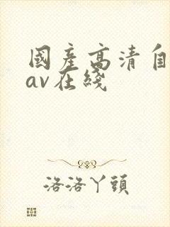 国产高清自产拍av在线