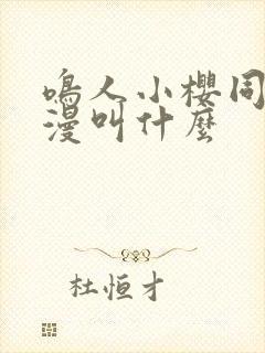 鸣人小樱同人动漫叫什么